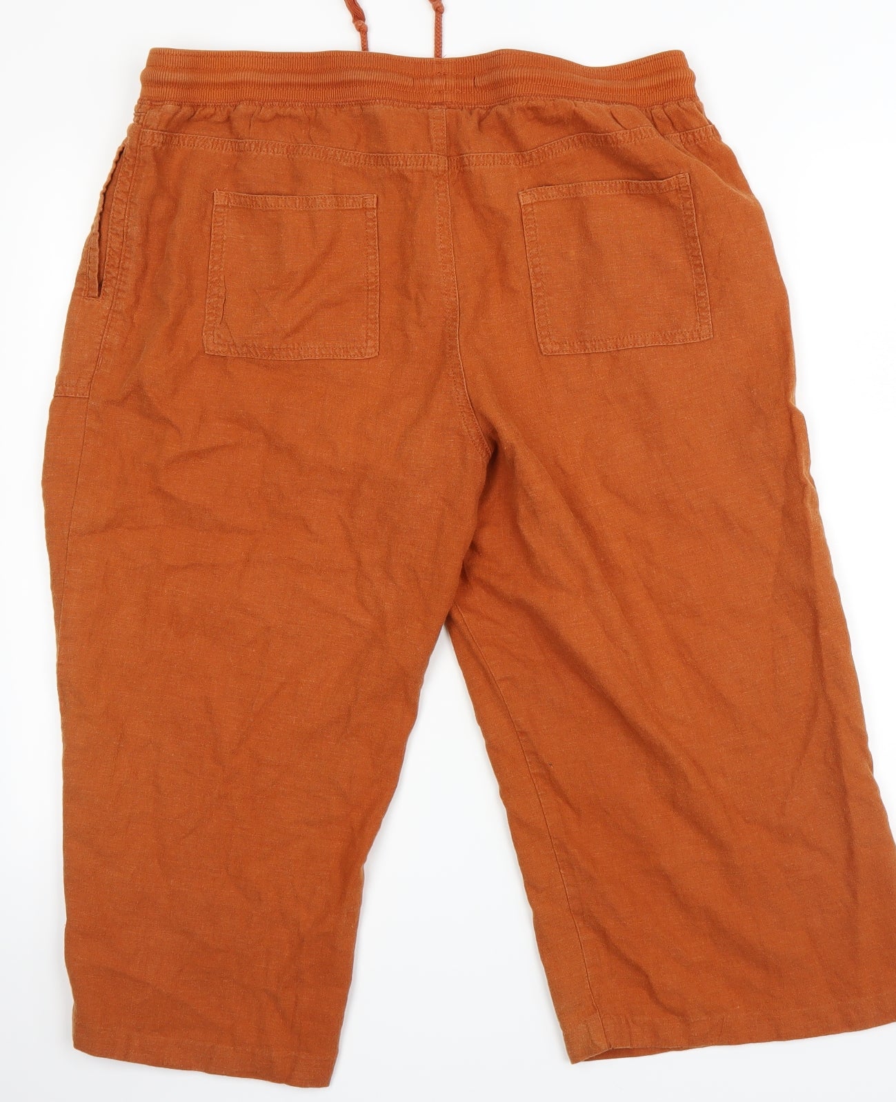Marks and Spencer Womens Orange   Chino Shorts Size 16