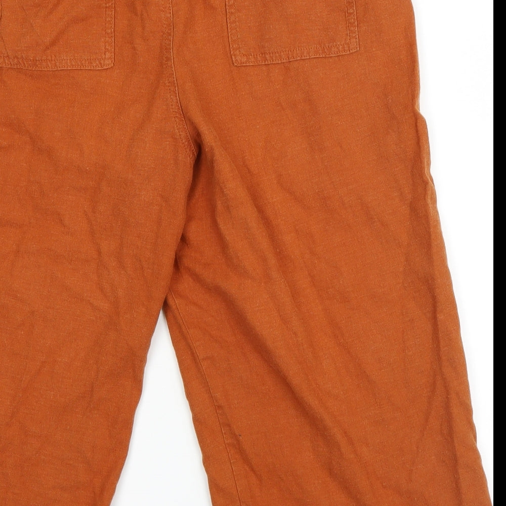 Marks and Spencer Womens Orange   Chino Shorts Size 16