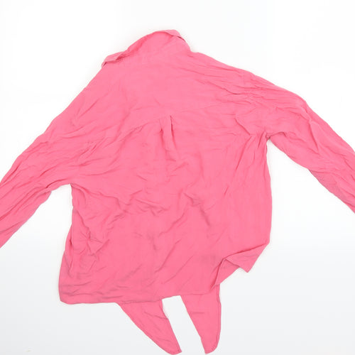 FOREVER 21 Womens Pink   Basic Blouse Size 12