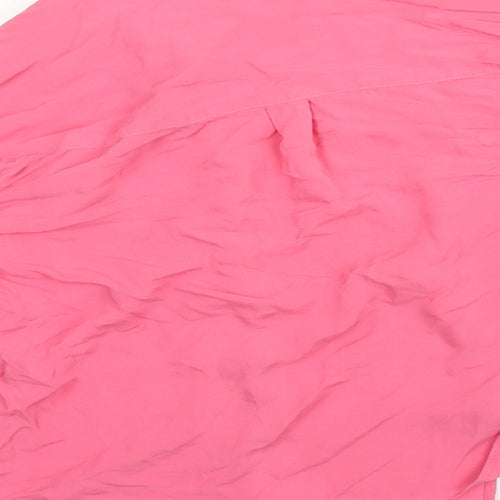 FOREVER 21 Womens Pink   Basic Blouse Size 12