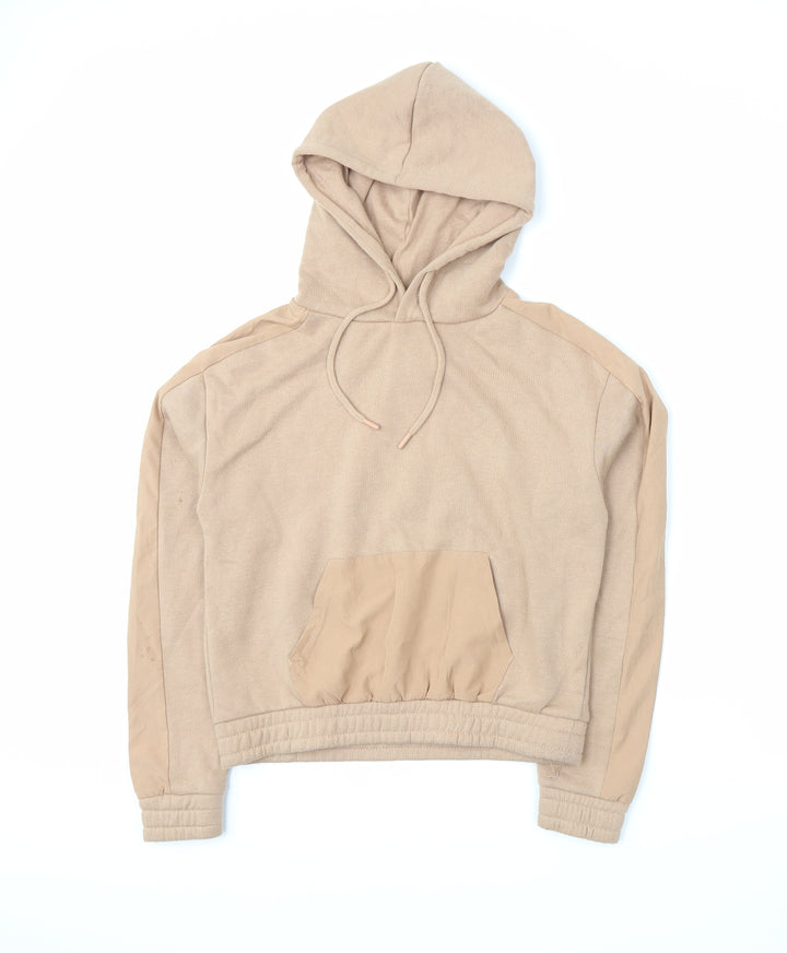 Primark Womens Brown  Jersey Pullover Hoodie Size 4