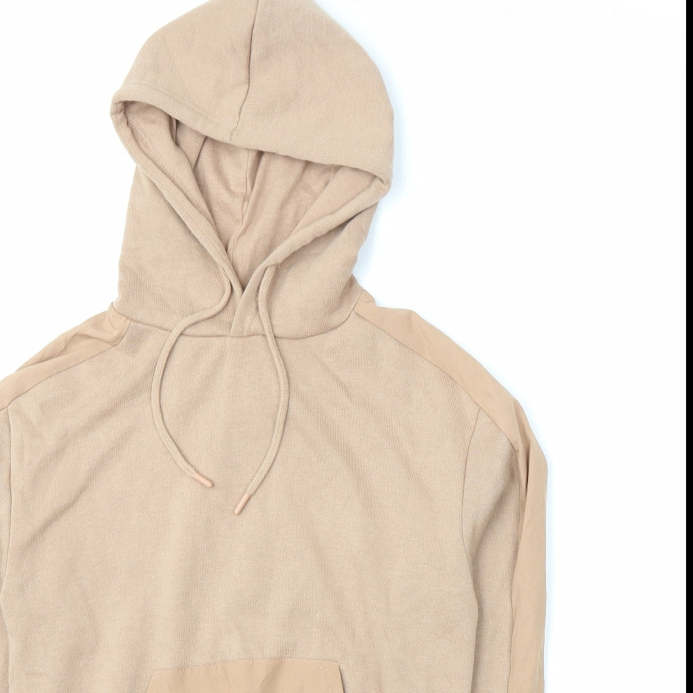 Primark Womens Brown  Jersey Pullover Hoodie Size 4