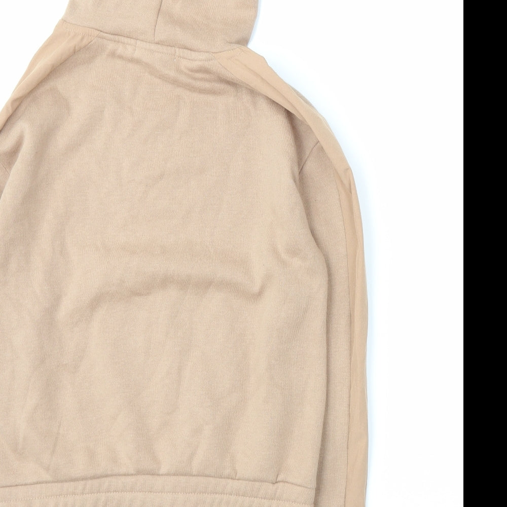 Primark Womens Brown  Jersey Pullover Hoodie Size 4