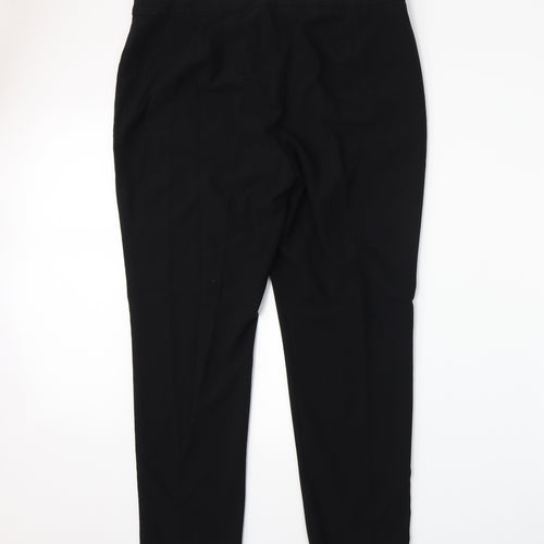 Marks and Spencer Womens Black   Trousers  Size 18 L26 in
