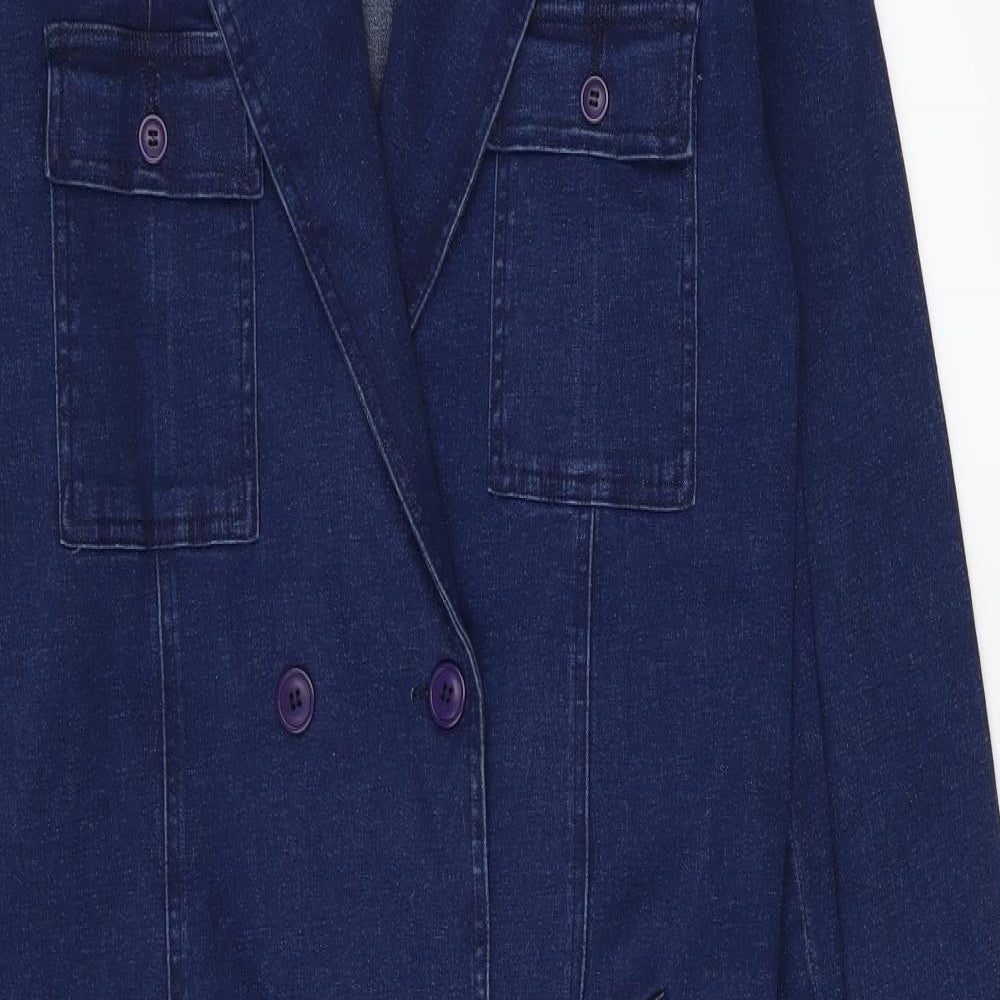 Together Womens Blue   Jacket  Size 12