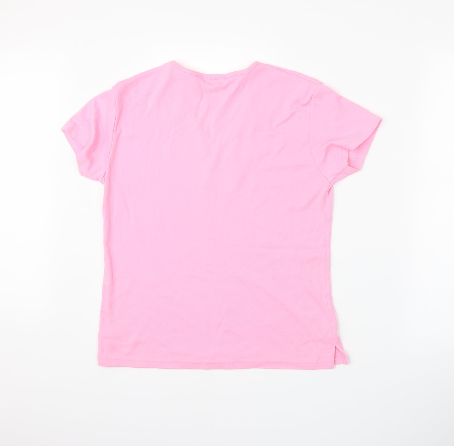 Donna Lewis Womens Pink   Basic T-Shirt Size L