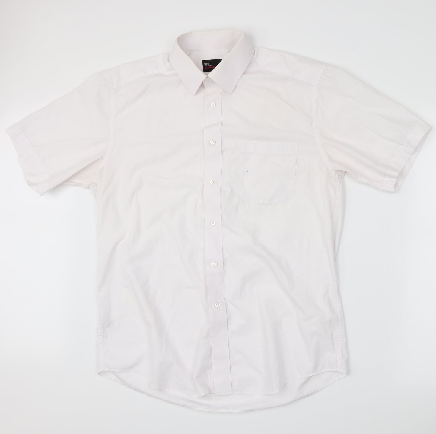 Marks and Spencer Mens White    Dress Shirt Size 16