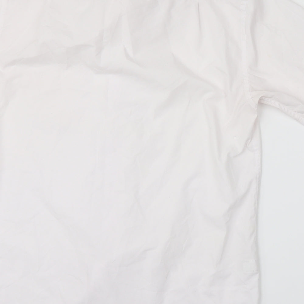 Marks and Spencer Mens White    Dress Shirt Size 16