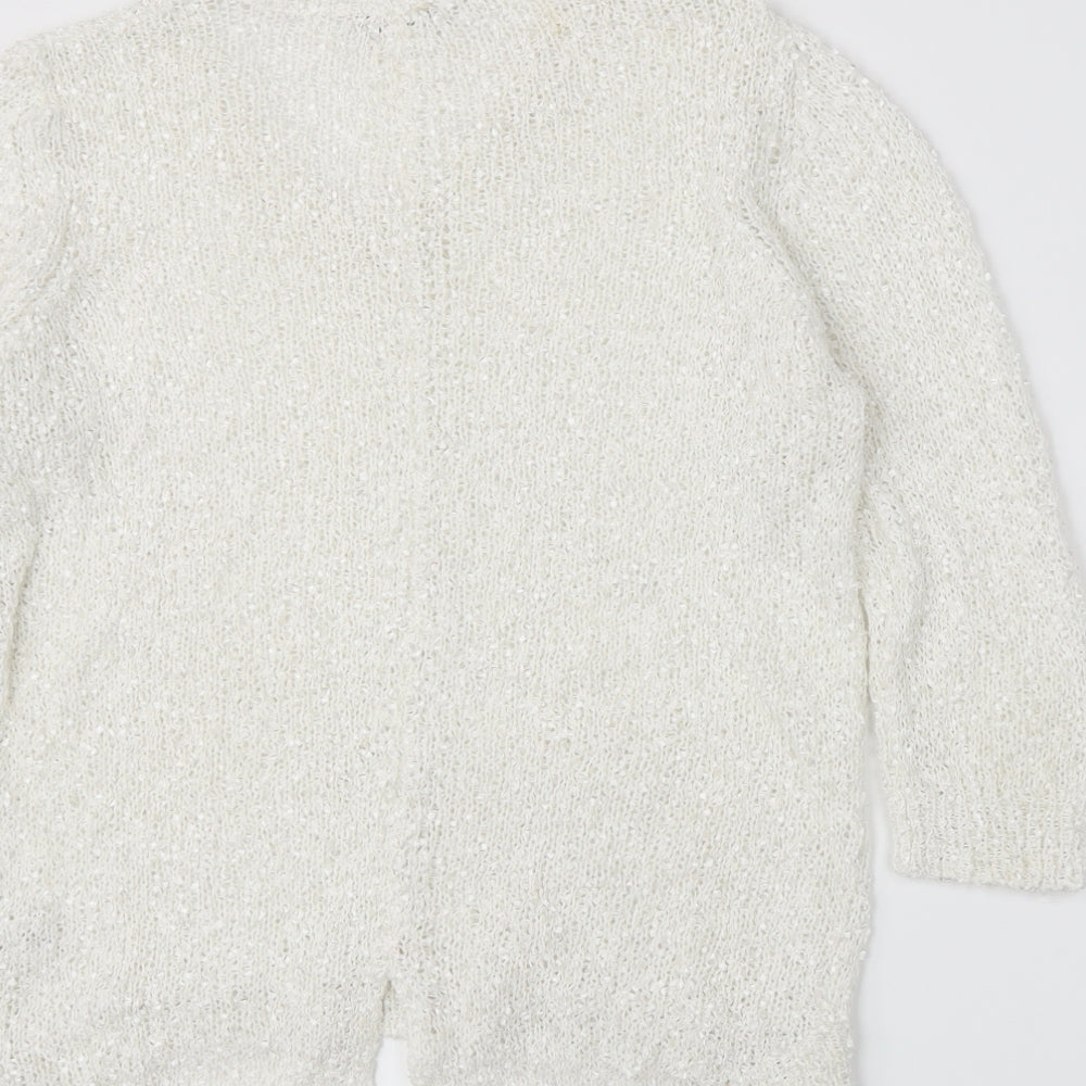 TU Womens White   Pullover Jumper Size 14