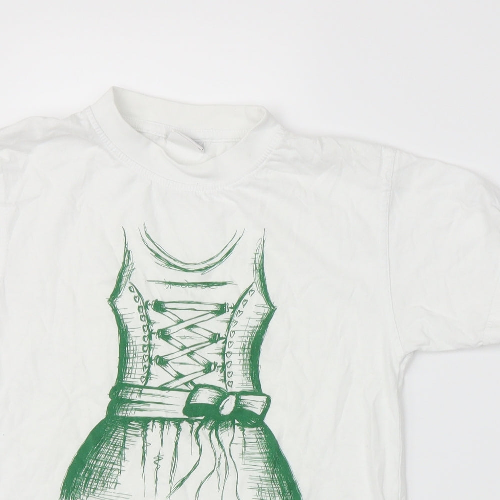 Griassdi' Womens White   Basic T-Shirt Size M