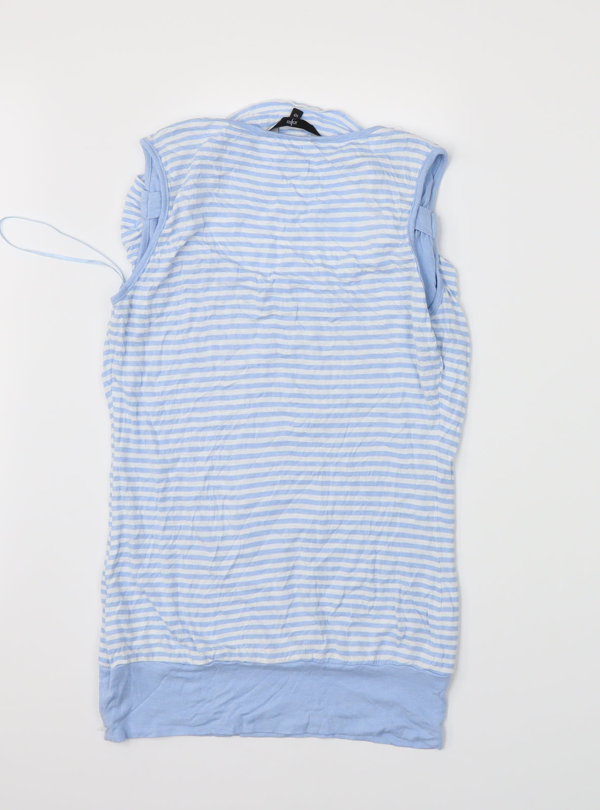Jasper Conran Womens Blue Striped  Basic Tank Size 10