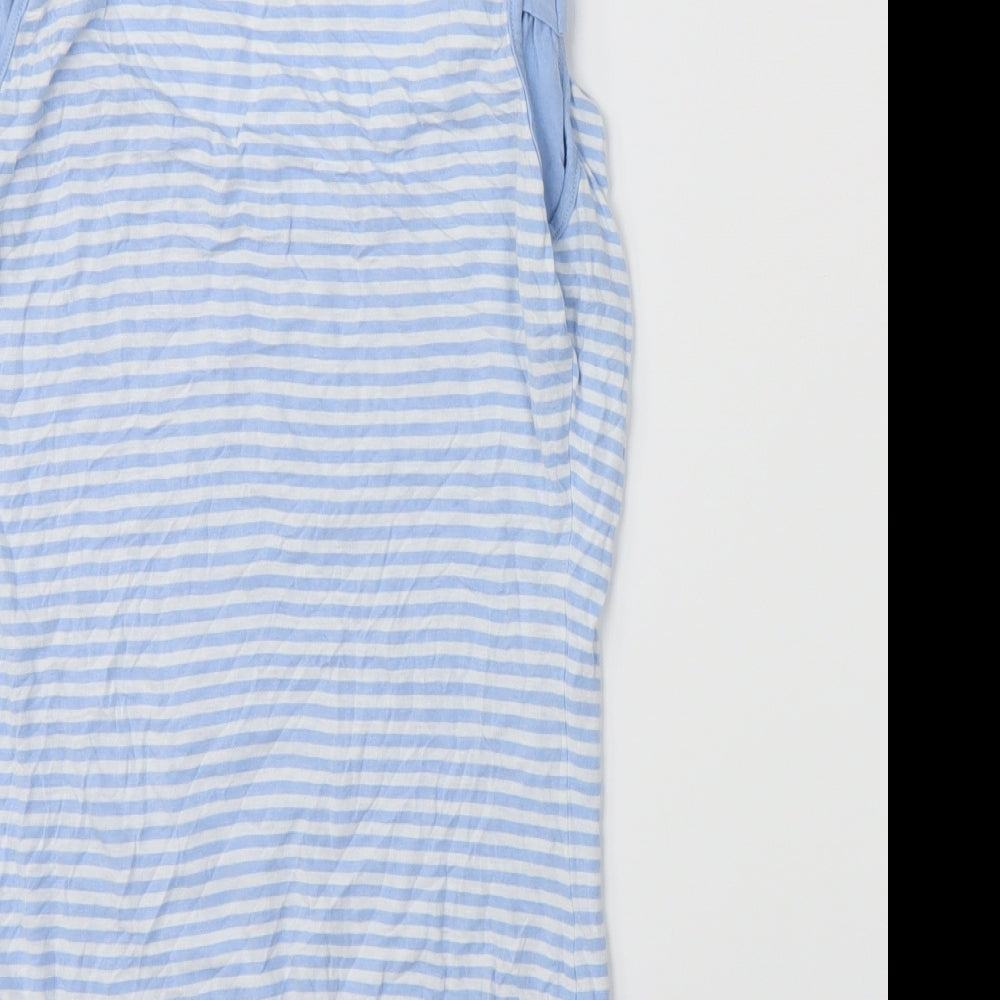 Jasper Conran Womens Blue Striped  Basic Tank Size 10