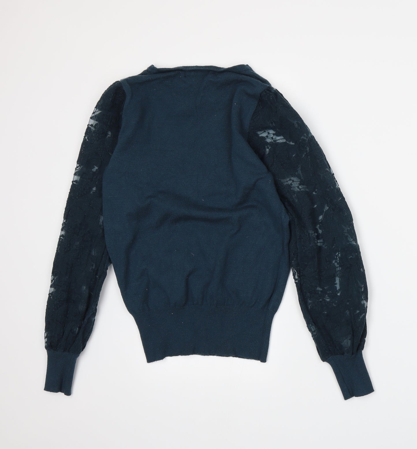 F&F Womens Blue  Knit Pullover Jumper Size 6