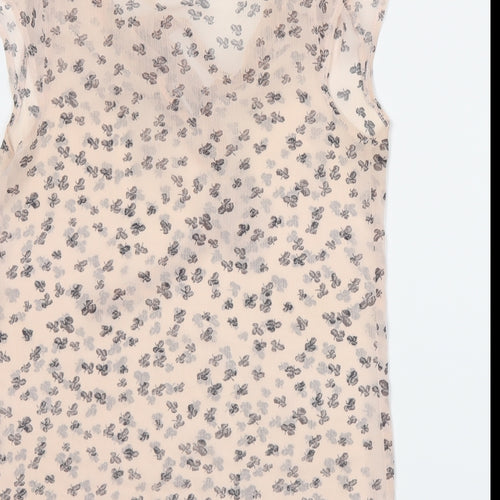 Atmosphere Womens Pink Floral  Basic Blouse Size 10