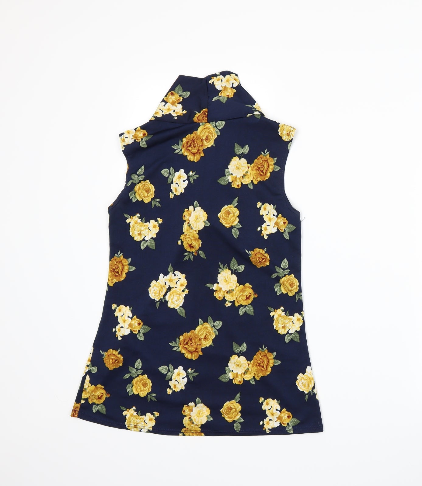 Prospect BLVD Womens Blue Floral  Basic Tank Size S