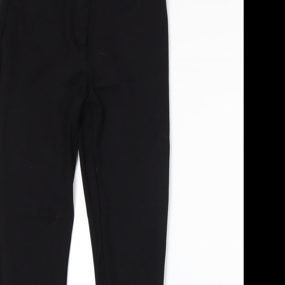 F&F Womens Black   Trousers  Size 8 L24 in