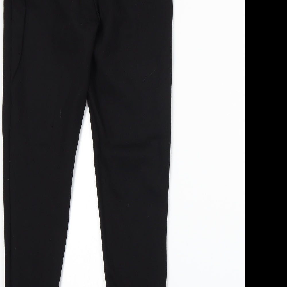 F&F Womens Black   Trousers  Size 8 L24 in