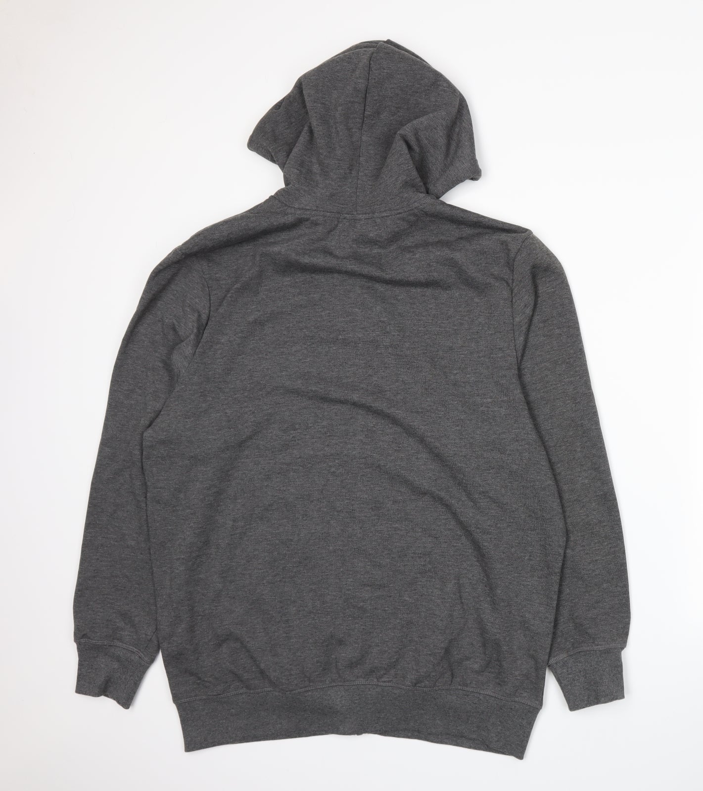 Avenue Womens Grey  Jersey Full Zip Hoodie Size L