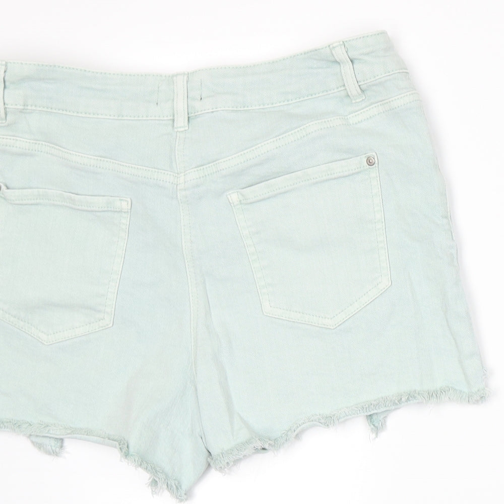 Matalan Womens Blue   Hot Pants Shorts Size 12