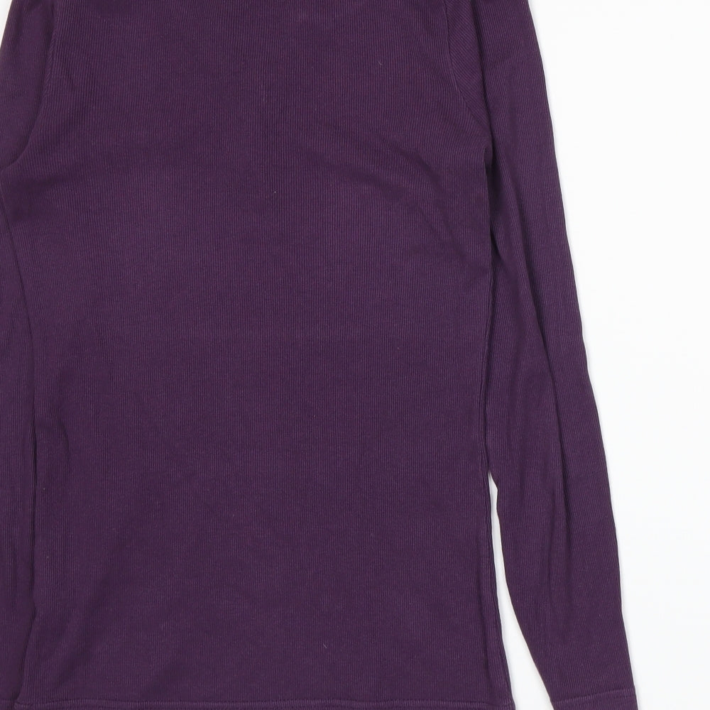 George Womens Purple   Basic T-Shirt Size 10