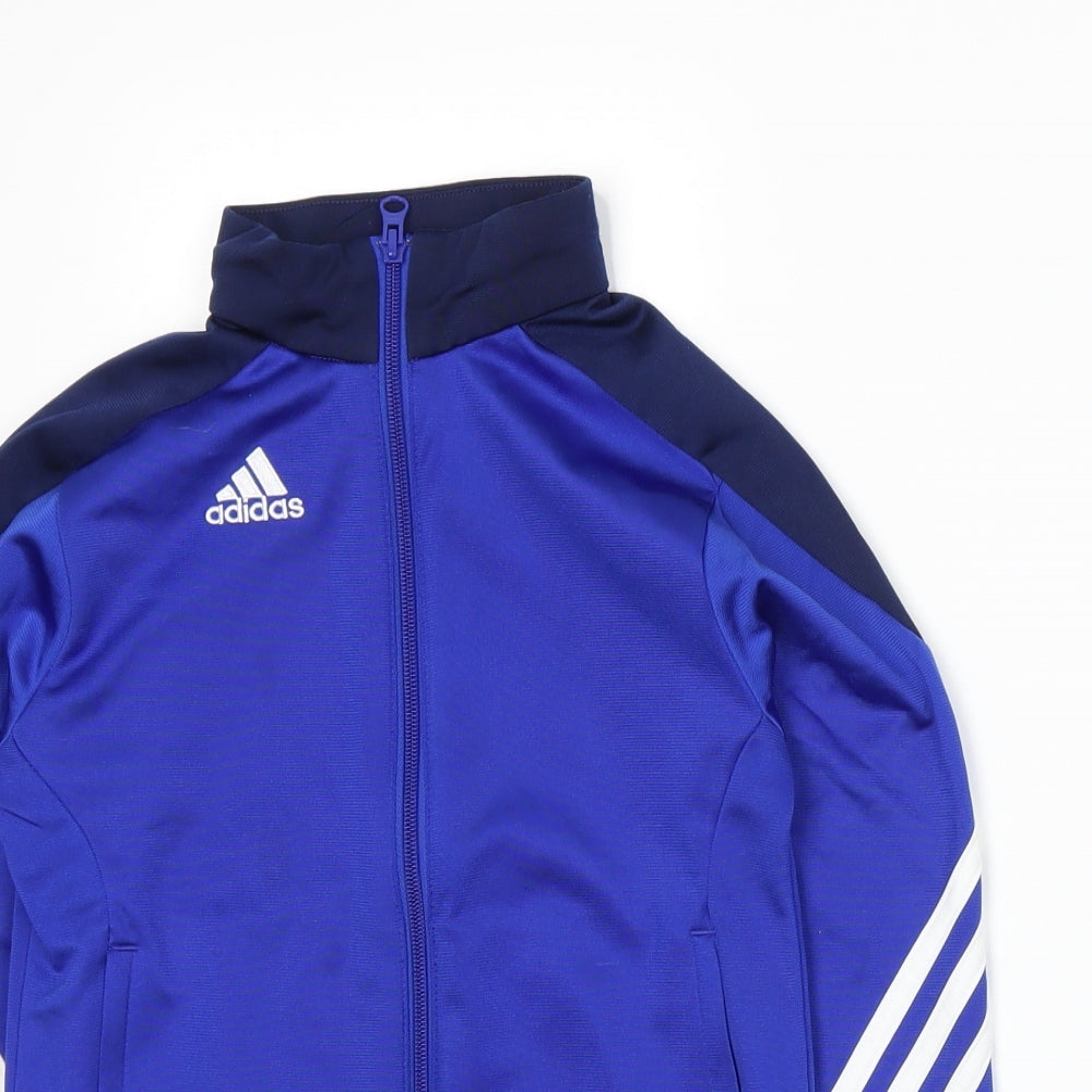 adidas Boys Blue   Jacket  Size 8 Years