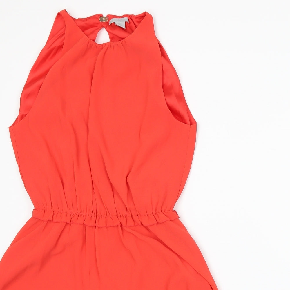 H&M Womens Orange   A-Line  Size 8
