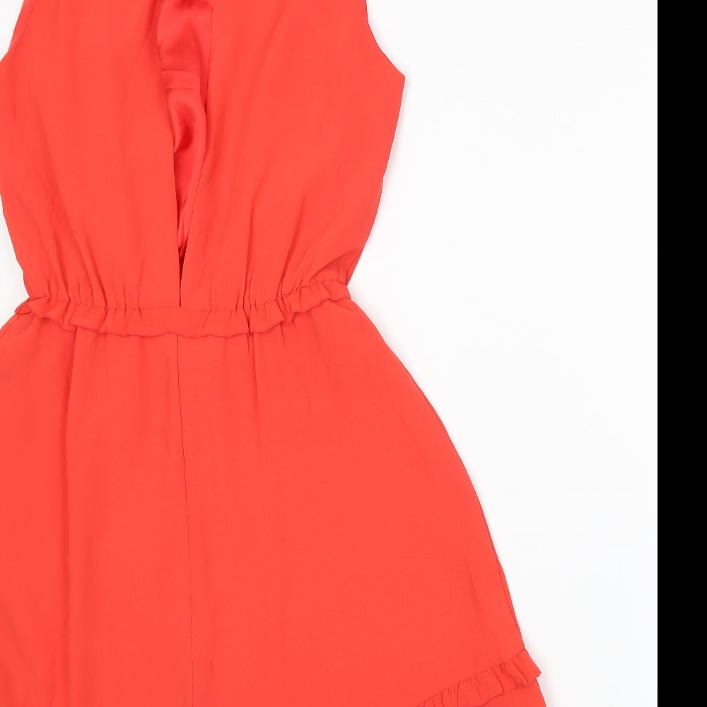 H&M Womens Orange   A-Line  Size 8