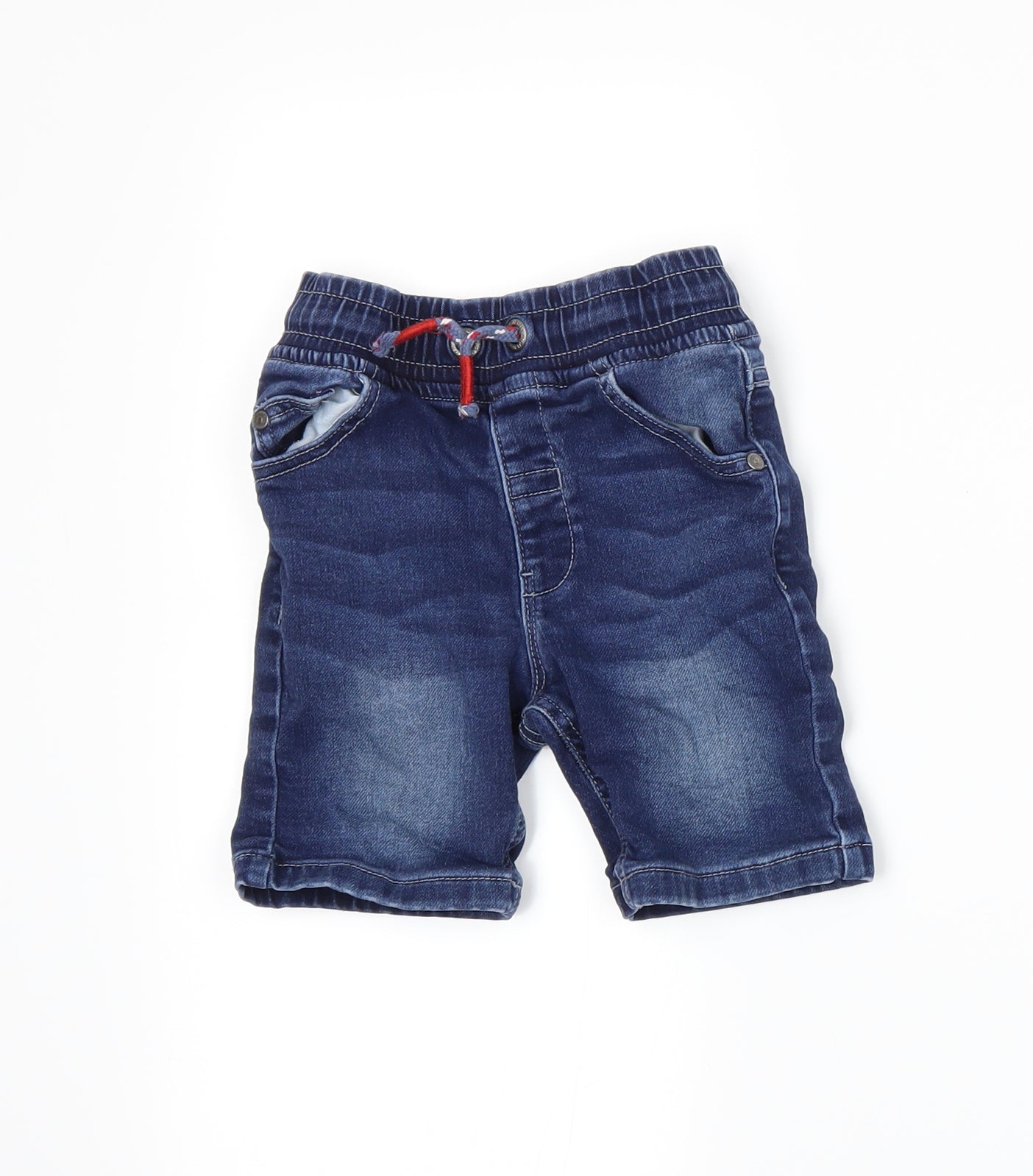 George Boys Blue  Denim Bermuda Shorts Size 2-3 Years