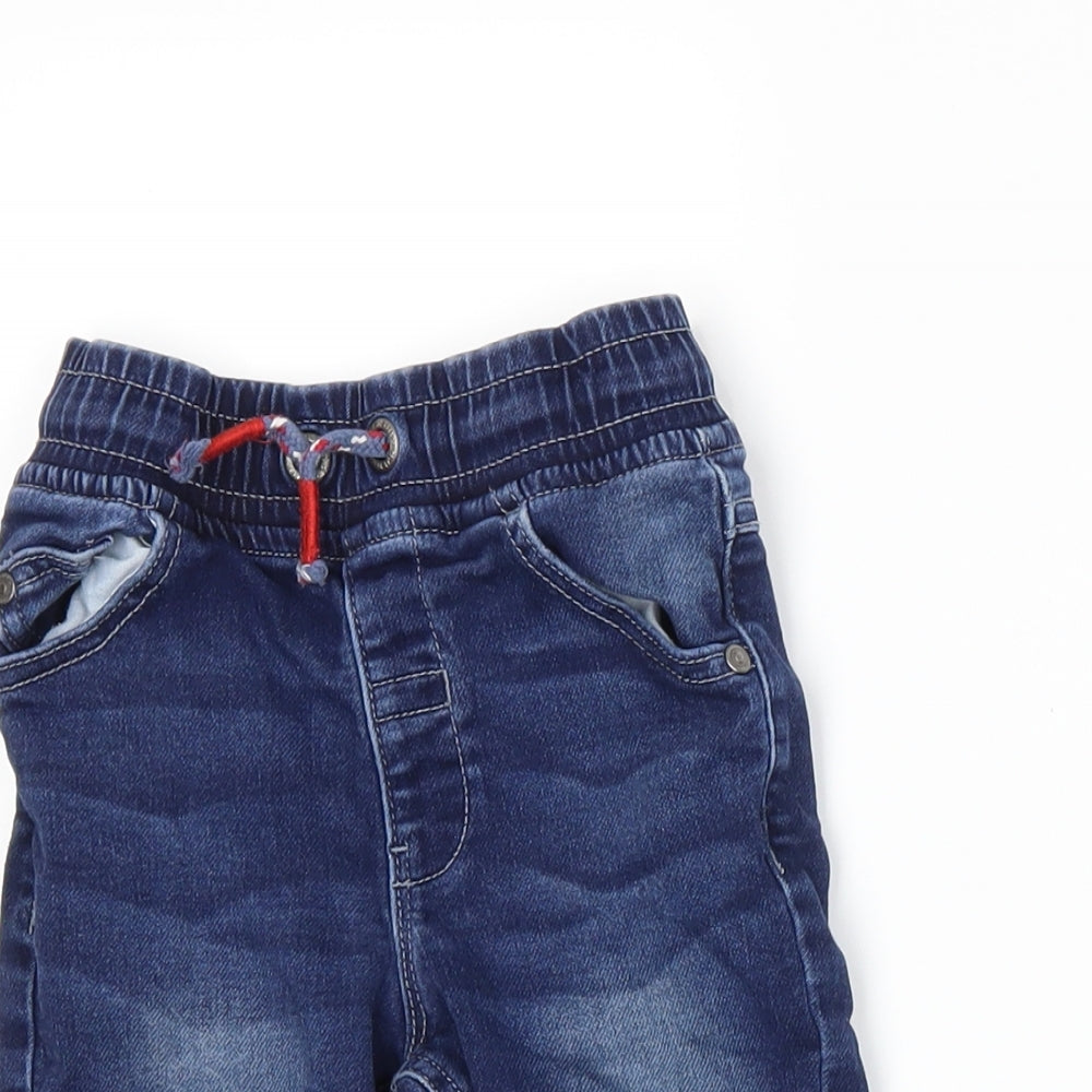 George Boys Blue  Denim Bermuda Shorts Size 2-3 Years