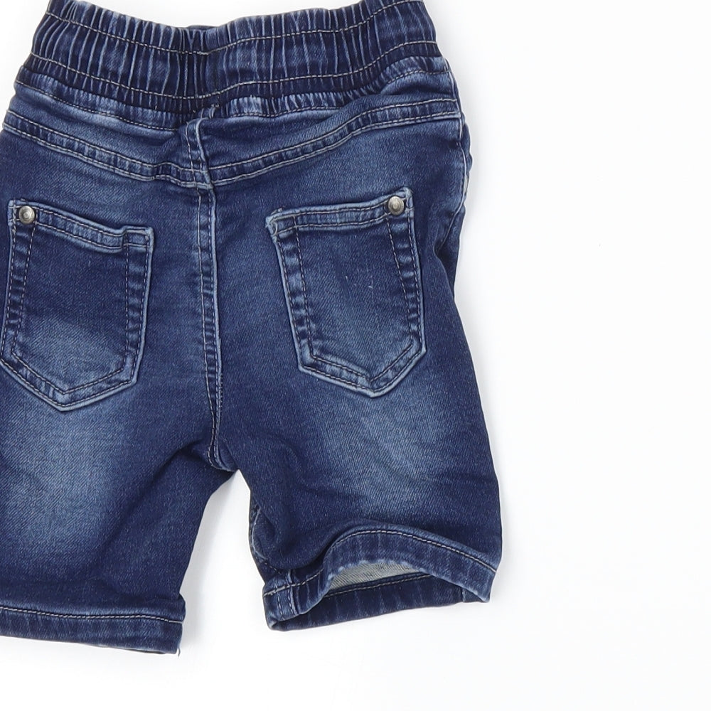 George Boys Blue  Denim Bermuda Shorts Size 2-3 Years