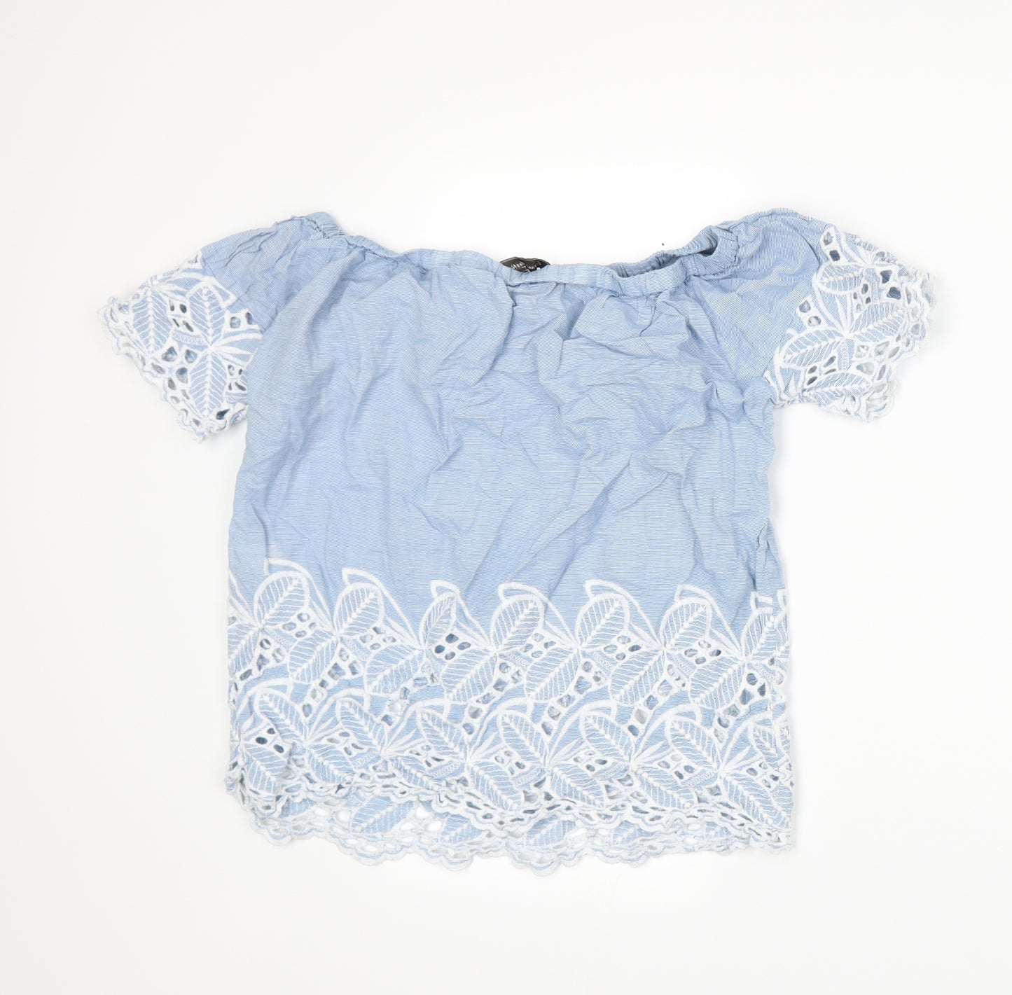 F&F Womens Blue   Basic T-Shirt Size 10