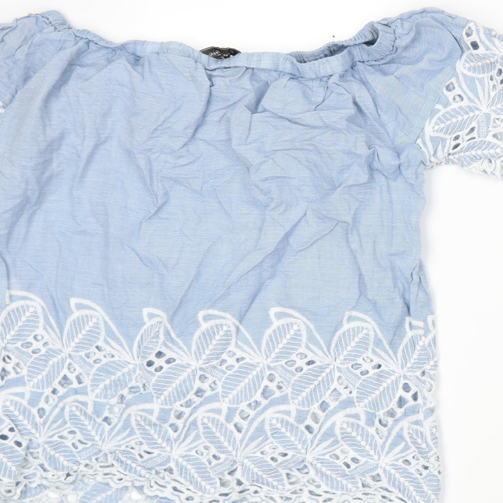 F&F Womens Blue   Basic T-Shirt Size 10