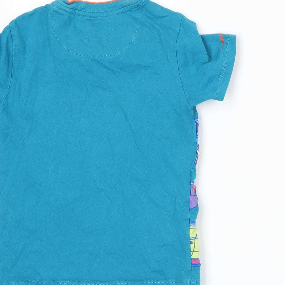 Baker Boys Blue  Jersey Basic T-Shirt Size 4-5 Years