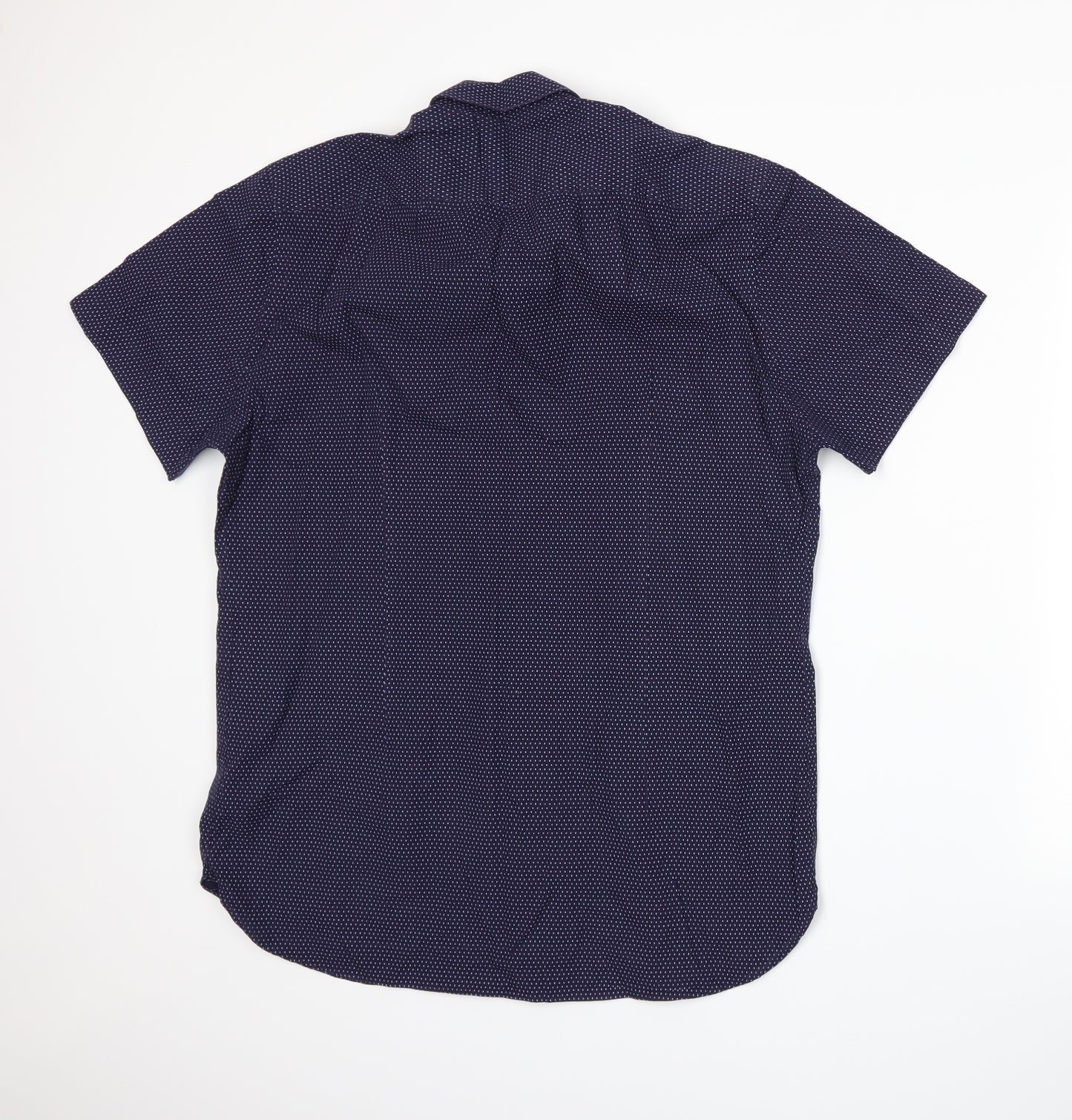 Zara Mens Blue    Button-Up Size XL