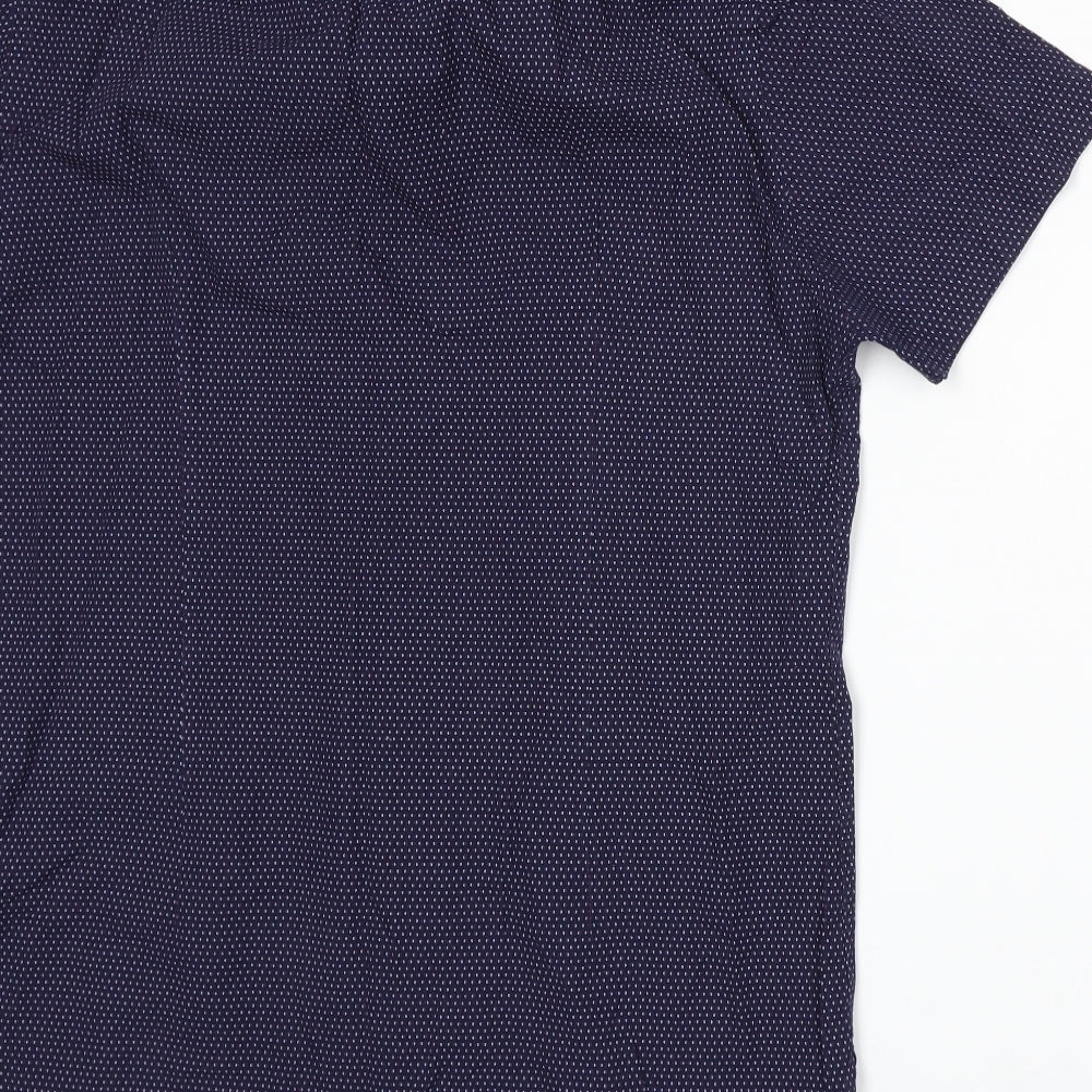 Zara Mens Blue    Button-Up Size XL