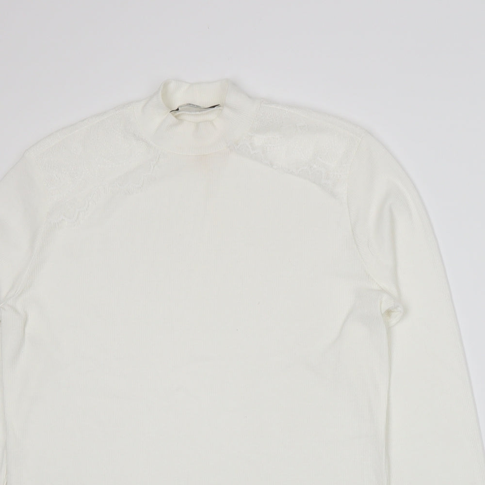 George Womens White   Basic T-Shirt Size 16