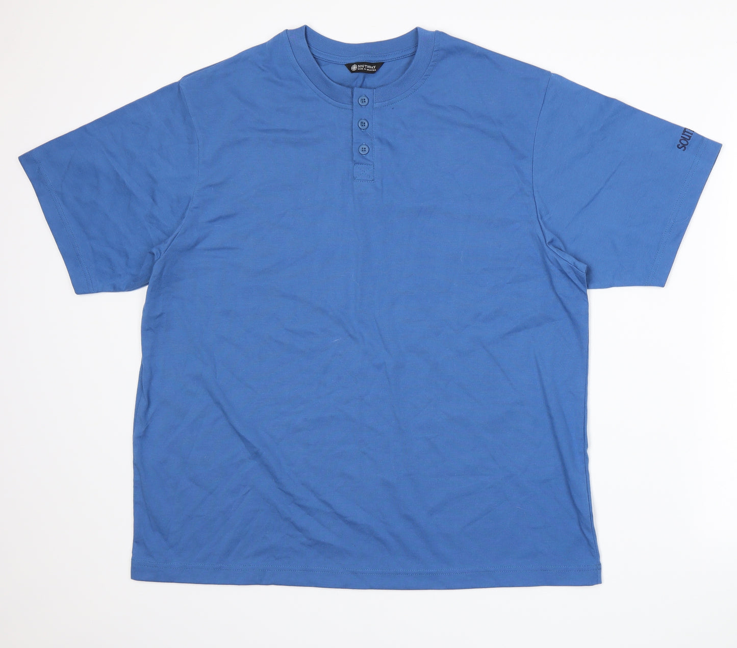 South Bay Mens Blue    T-Shirt Size L