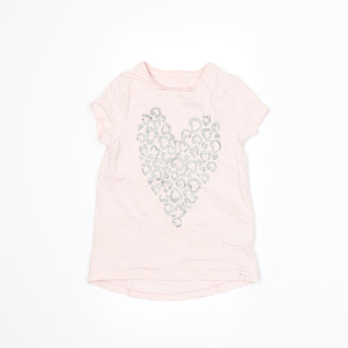 F&F Girls Pink   Basic T-Shirt Size 3-4 Years