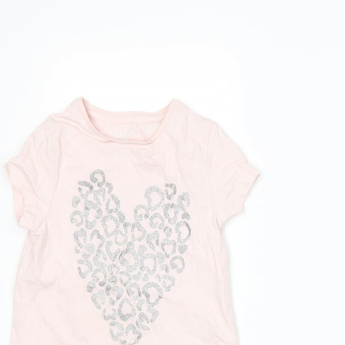 F&F Girls Pink   Basic T-Shirt Size 3-4 Years