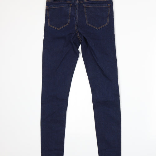 George Womens Blue   Skinny Jeans Size 8 L27 in