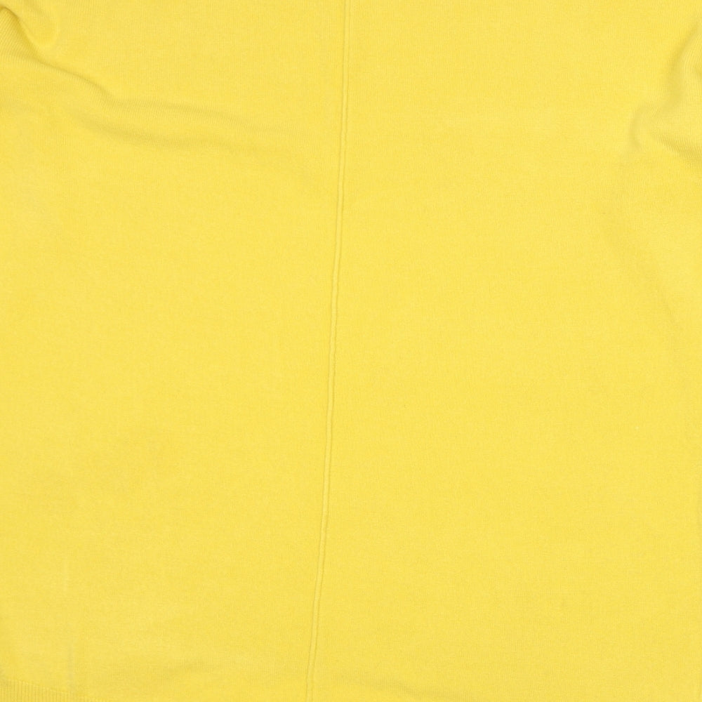 Principles Womens Yellow  Knit Pullover Jumper Size 16