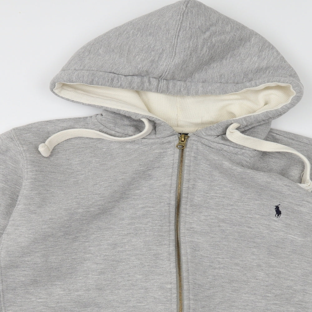 Polo Ralph Lauren Mens Grey   Full Zip Hoodie Size XL