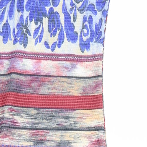 kiah Womens Blue Paisley  Bodycon  Size 8