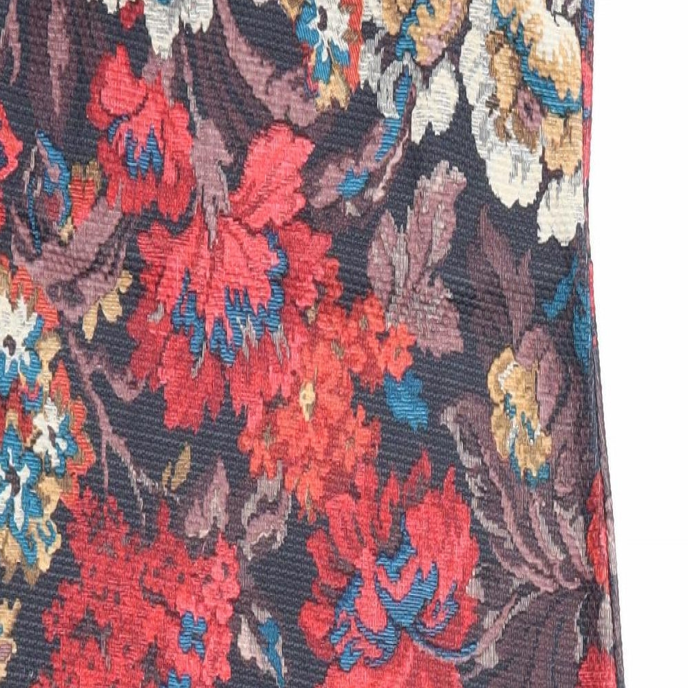 Kiah Womens Red Floral  Bodycon  Size 14