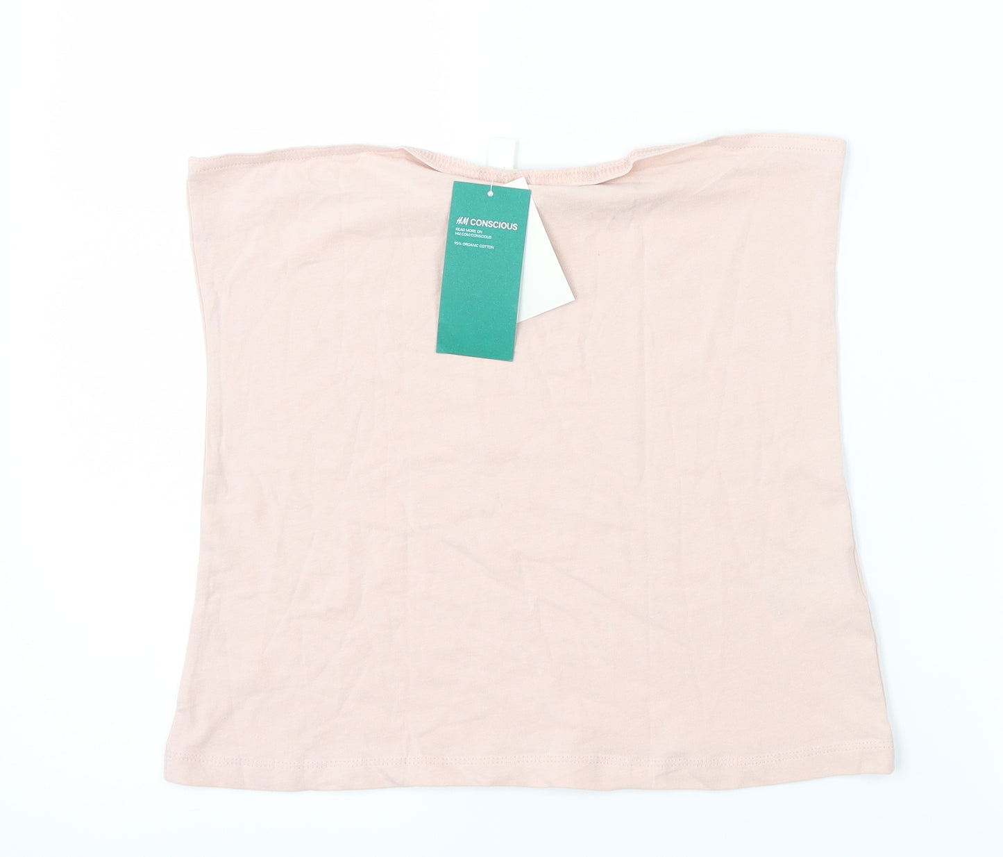 H&M Womens Pink   Basic T-Shirt Size M  - Boob Tube