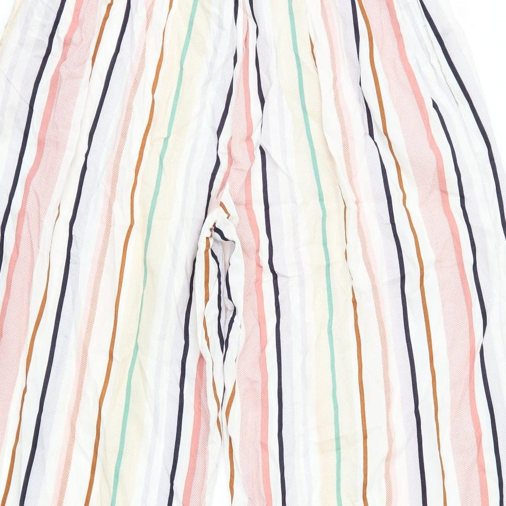 Primark Womens Multicoloured Striped  Trousers  Size 12 L21 in