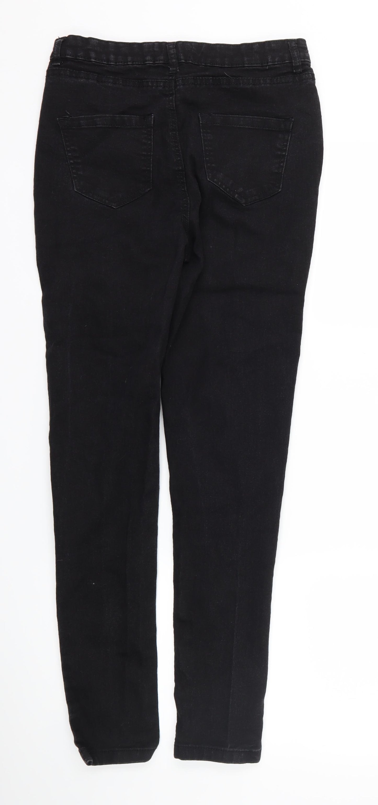 Studio Womens Black  Denim Skinny Jeans Size 10 L28 in