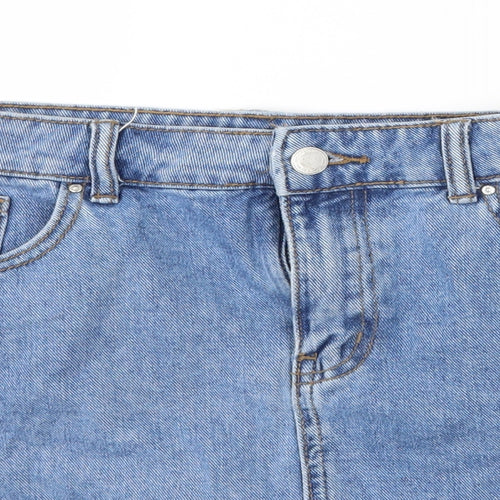 denim co Womens Blue  Denim A-Line Skirt Size 12