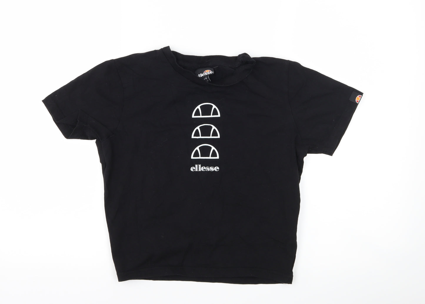 ellesse Womens Black   Basic T-Shirt Size 12