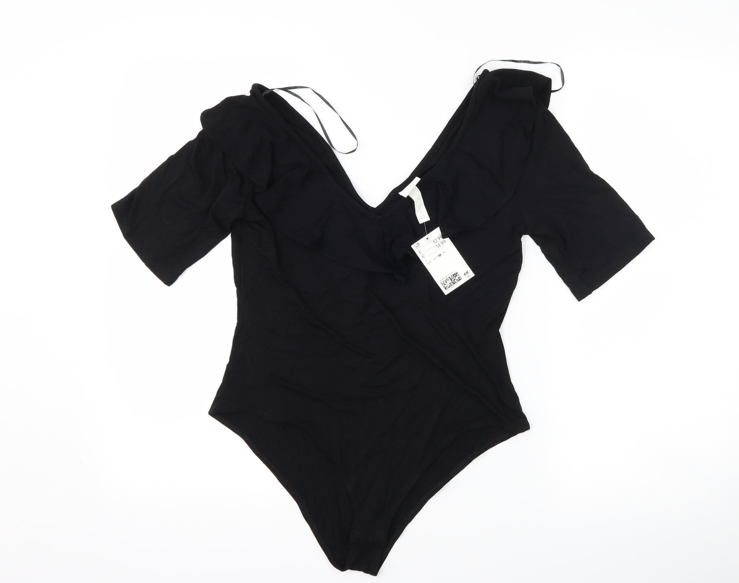 H&M Womens Black   Basic T-Shirt Size M  - Body Suit